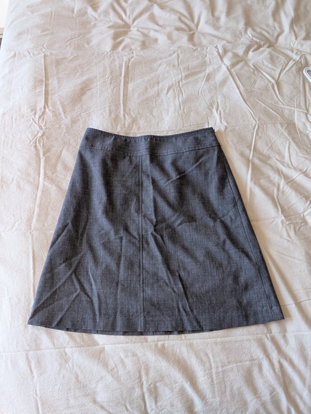 Jacob Grey A-Line Career Skirt Size 1-2 Wool Blend Knee Length Office Career